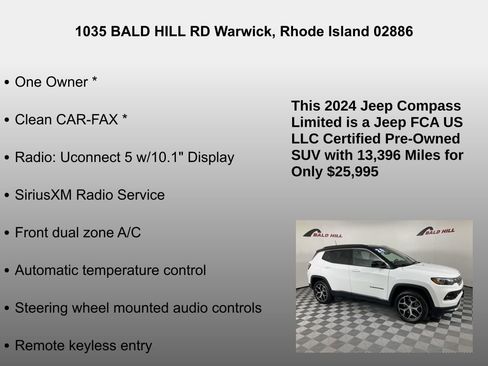 Certified 2024 Jeep Compass Limited image 7