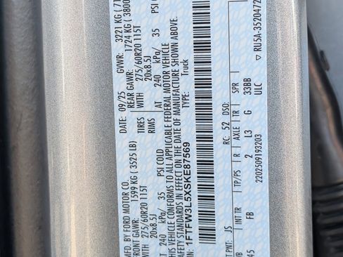 New 2025 Ford F150 XLT w/ Equipment Group 302A MID image 28