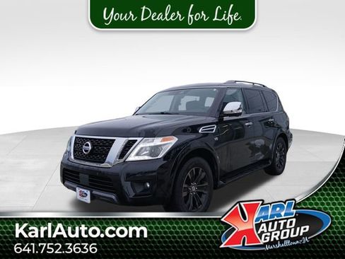Used 2019 Nissan Armada Platinum w/ Captain's Chairs Package image 1