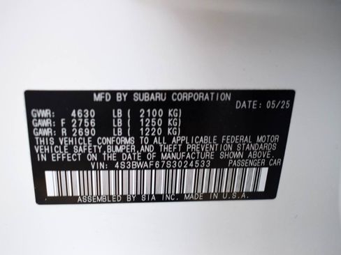 Used 2025 Subaru Legacy Premium AWD/4WD image 39