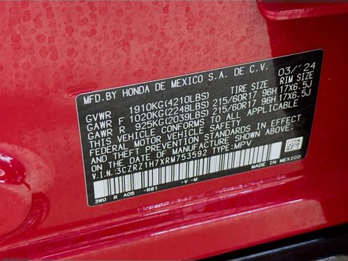 Certified 2024 Honda HR-V EX-L image 38