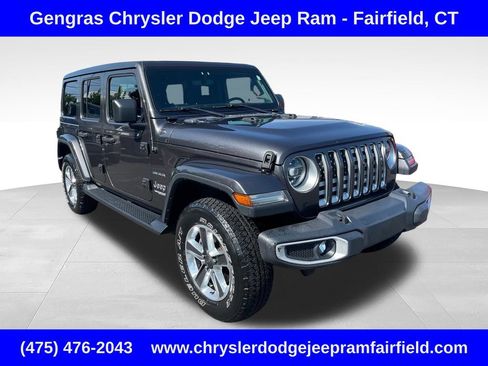 Used 2021 Jeep Wrangler Unlimited Sahara AWD/4WD image 1