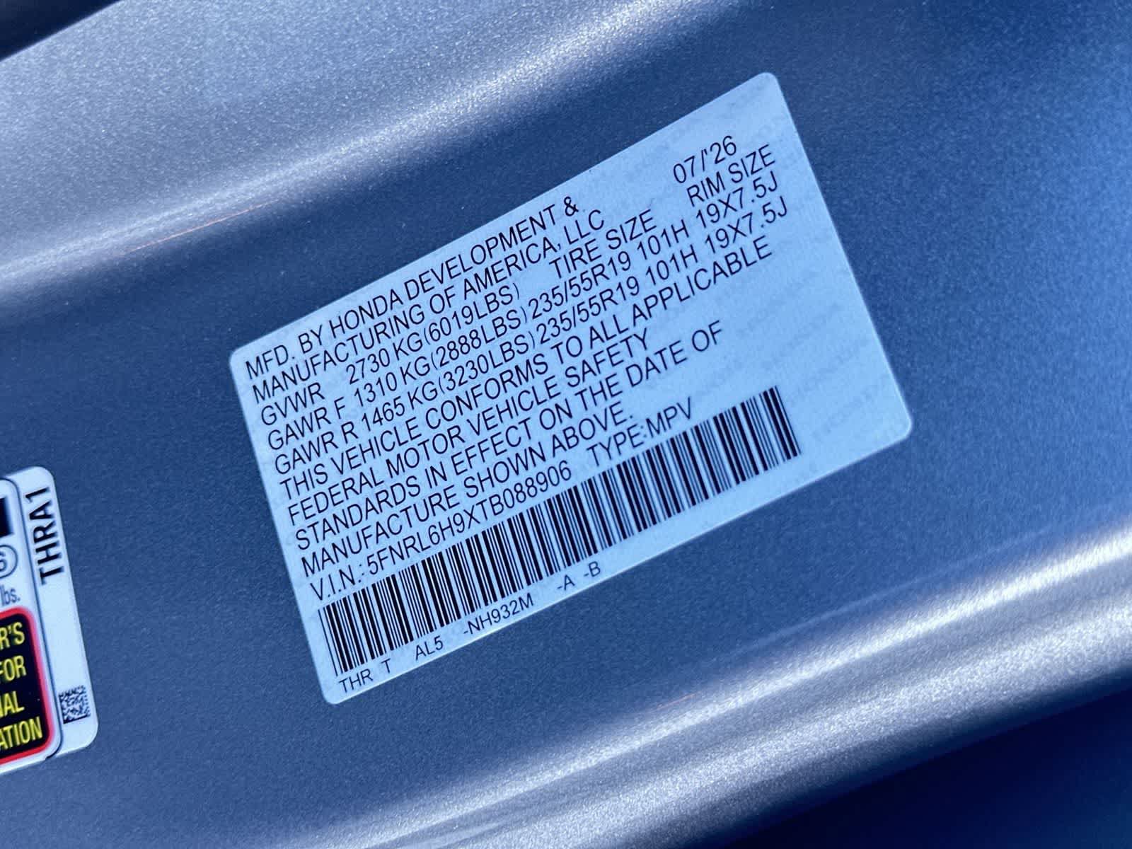 New 2026 Honda Odyssey Elite image 22