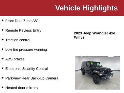 Used 2023 Jeep Wrangler Unlimited w/ Cold Weather Group AWD/4WD image 10