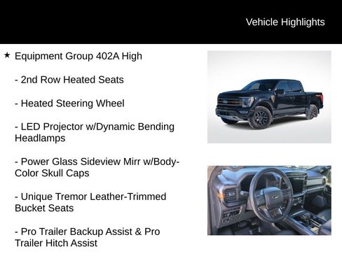 Certified 2023 Ford F150 Tremor w/ Equipment Group 402A High image 11