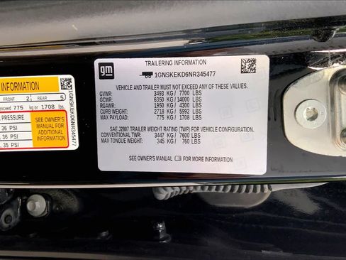 Used 2022 Chevrolet Suburban RST w/ Luxury Package AWD/4WD image 31