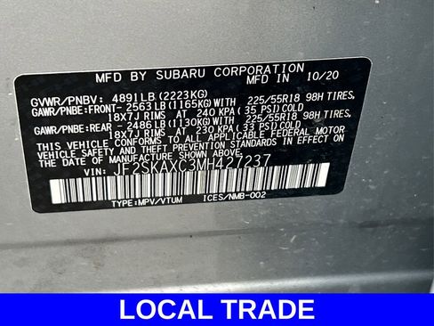 Used 2021 Subaru Forester Touring w/ Popular Package #2 image 16