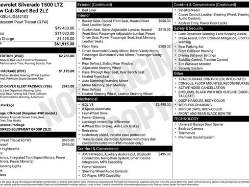 Used 2018 Chevrolet Silverado 1500 LTZ Z71 w/ Redline Edition AWD/4WD image 43