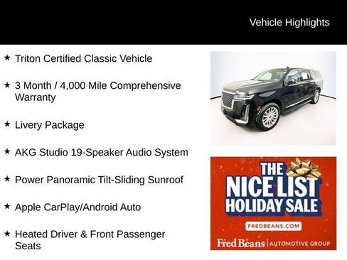 Used 2023 Cadillac Escalade ESV Premium Luxury image 3