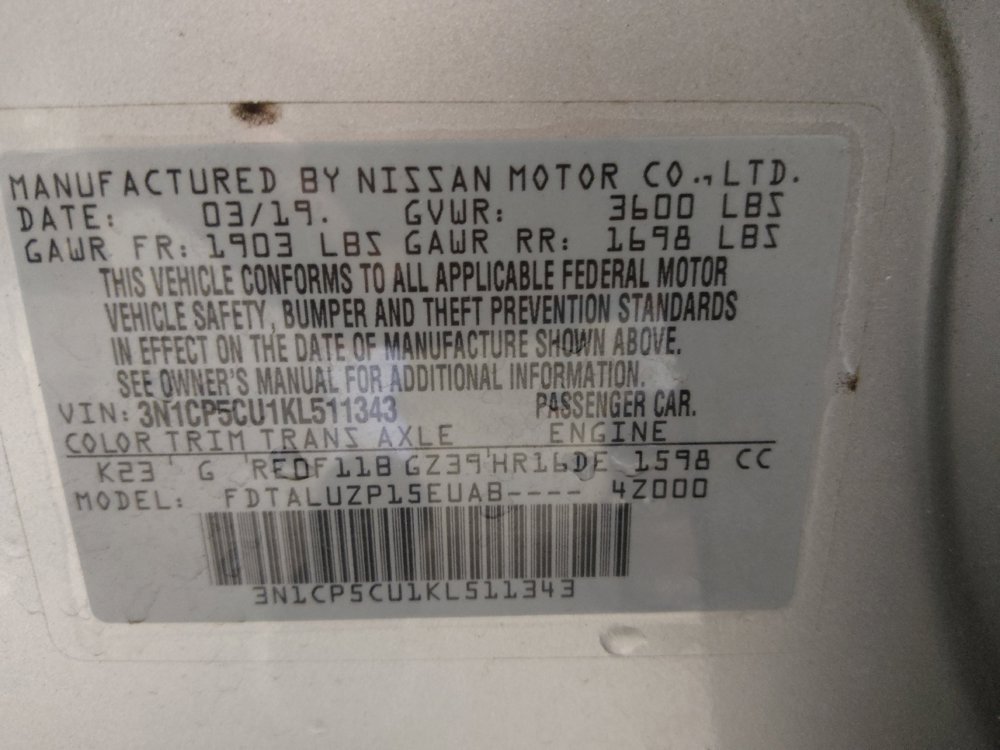 Used 2019 Nissan Kicks SR w/ SR Premium Package FWD image 33