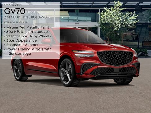 New 2026 Genesis GV70 2.5T Sport Prestige image 3