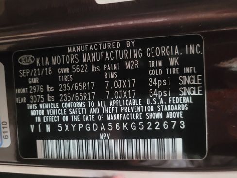 Used 2019 Kia Sorento AWD V6 image 29