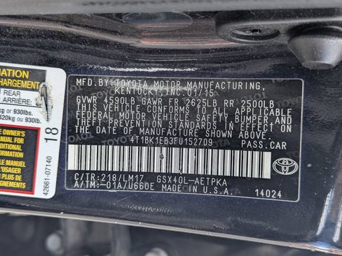 Used 2015 Toyota Avalon Limited w/ Technology Package FWD image 36