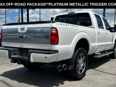 Used 2013 Ford F350 Platinum w/ FX4 Off Road Pkg AWD/4WD image 7