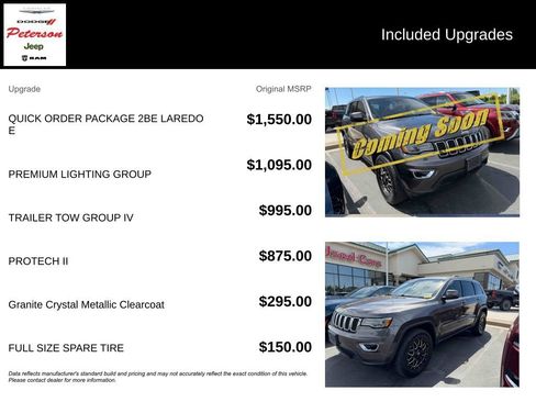 Used 2021 Jeep Grand Cherokee Laredo AWD/4WD image 10