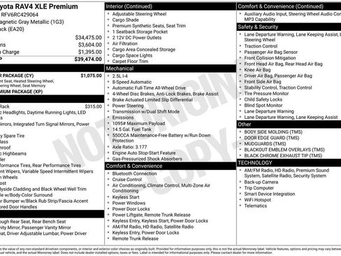 Used 2024 Toyota RAV4 XLE Premium w/ Weather Package AWD/4WD image 23
