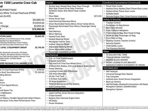 Used 2025 RAM 1500 Laramie w/ Night Edition AWD/4WD image 9