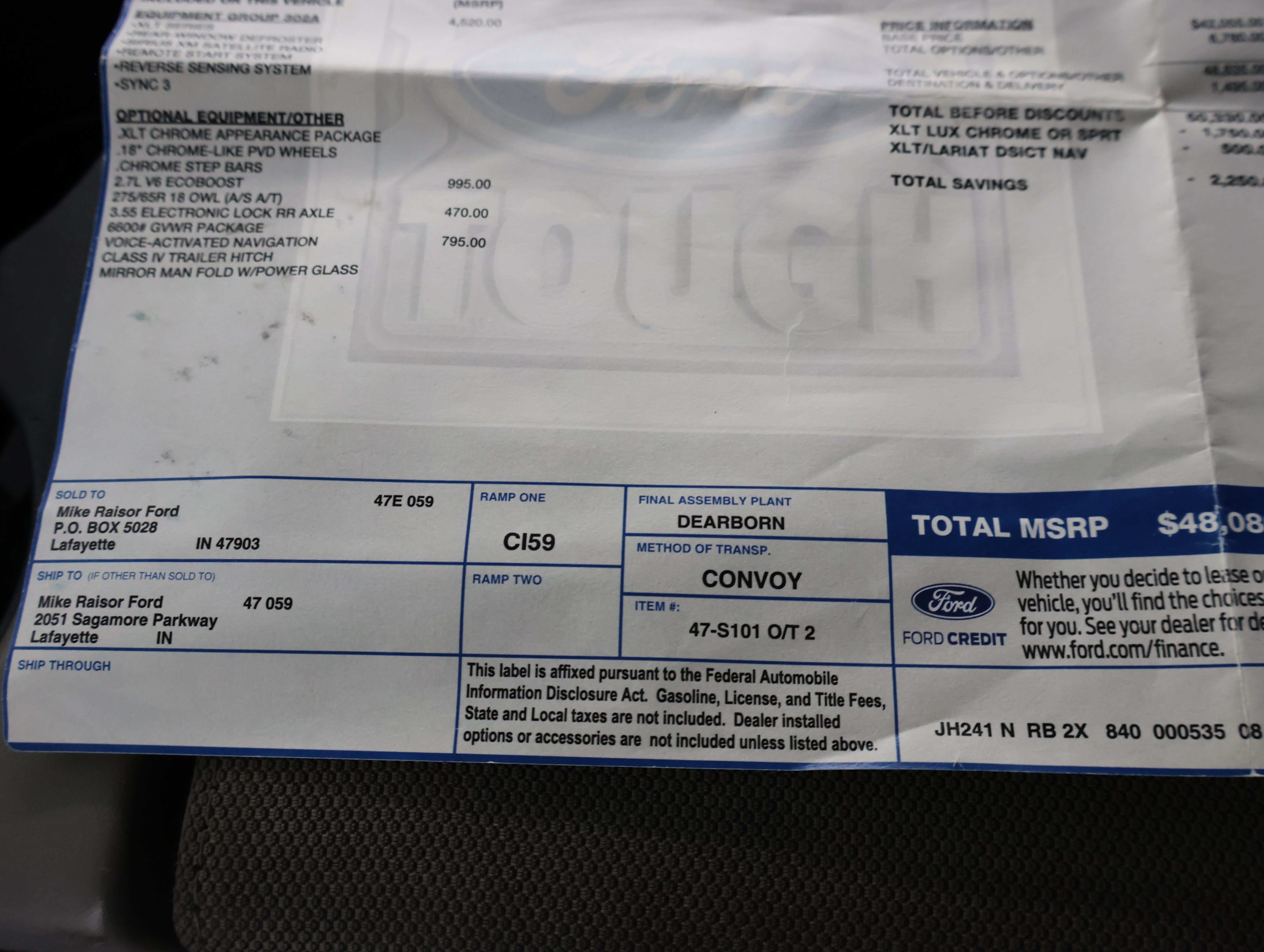 Used 2018 Ford F150 XLT w/ Equipment Group 302A Luxury AWD/4WD image 50