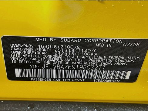 New 2026 Subaru WRX tS image 23