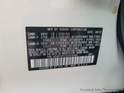 Certified 2025 Subaru Outback Premium image 22