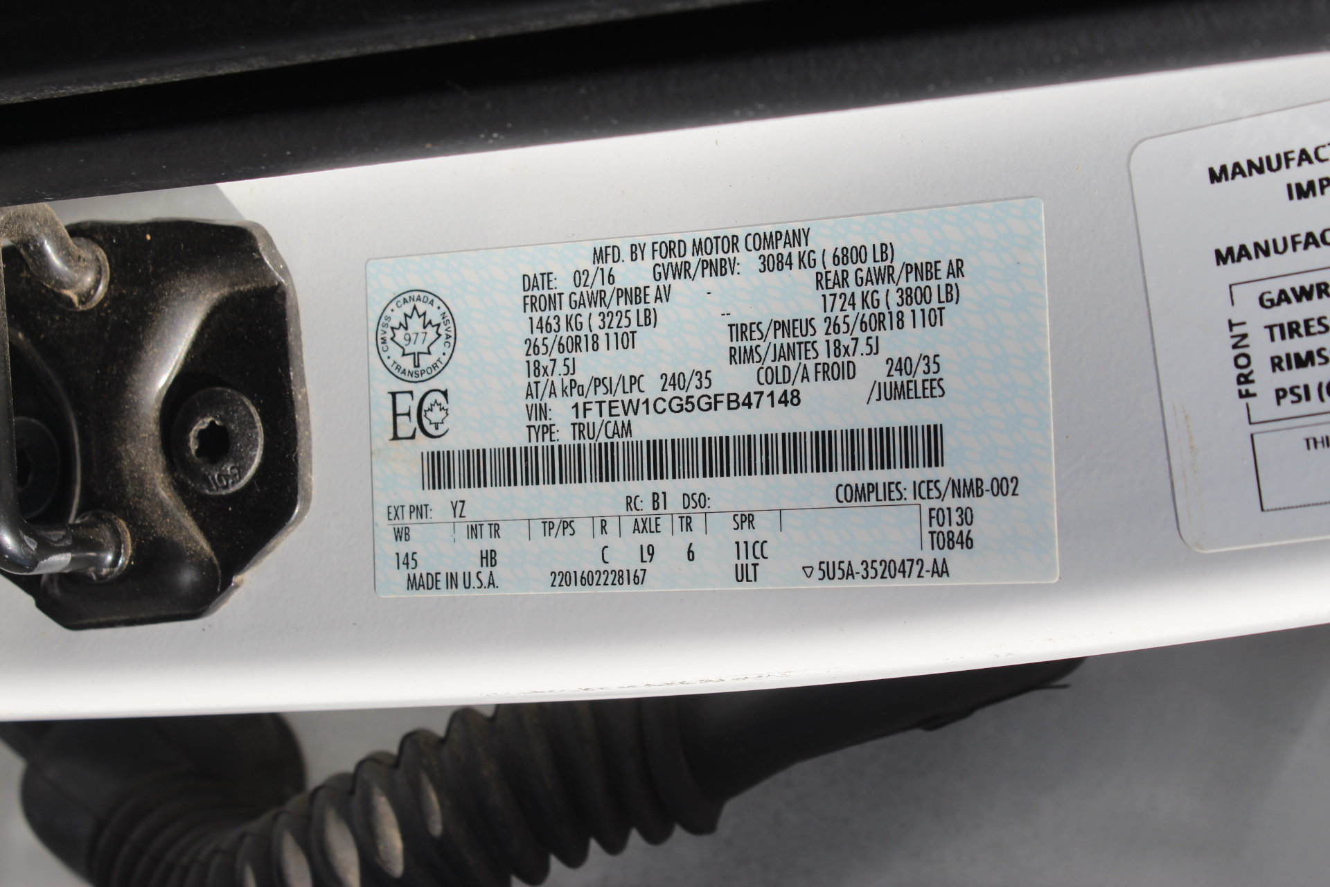 Used 2016 Ford F150 Lariat RWD image 35