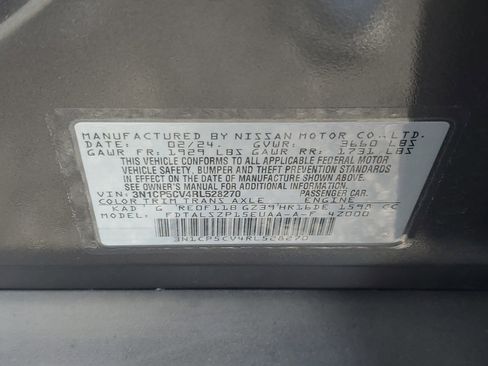 Certified 2024 Nissan Kicks SV w/ Exterior Package image 22