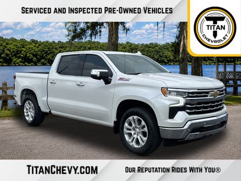 Used 2022 Chevrolet Silverado 1500 LTZ w/ LTZ Premium Package AWD/4WD image 1