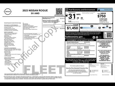 Used 2023 Nissan Rogue SV image 3