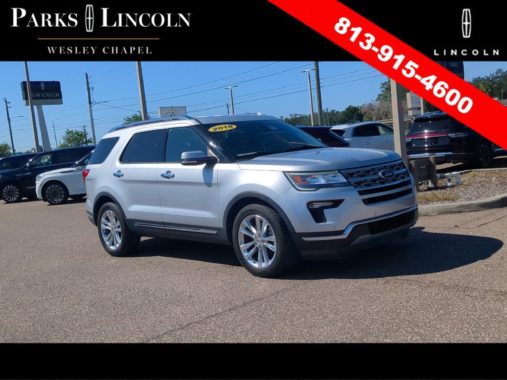 Used 2018 Ford Explorer Limited w/ Ford Safe & Smart Package FWD image 1