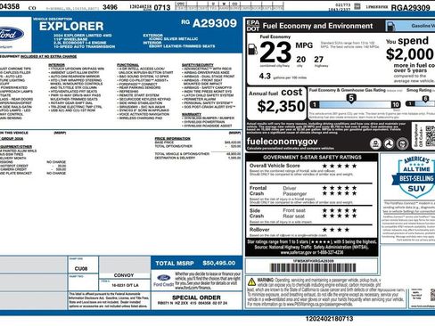 Used 2024 Ford Explorer Limited image 4