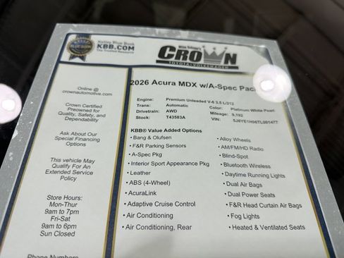 Used 2026 Acura MDX A-Spec image 40