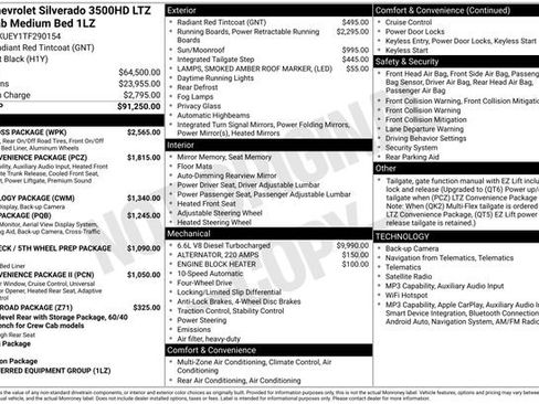 New 2026 Chevrolet Silverado 3500 LTZ w/ Trail Boss Package AWD/4WD image 33