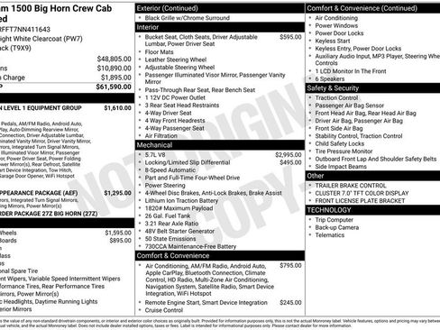 Certified 2022 RAM 1500 Big Horn AWD/4WD image 24