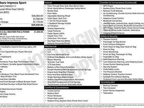 Used 2025 Subaru Impreza 2.0i Sport image 23