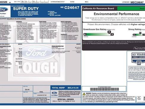 Certified 2021 Ford F350 Platinum AWD/4WD image 19