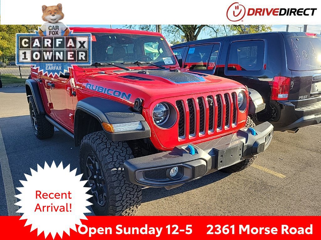 Used 2021 Jeep Wrangler Unlimited Rubicon 4xe w/ Cold Weather Group AWD/4WD image 1