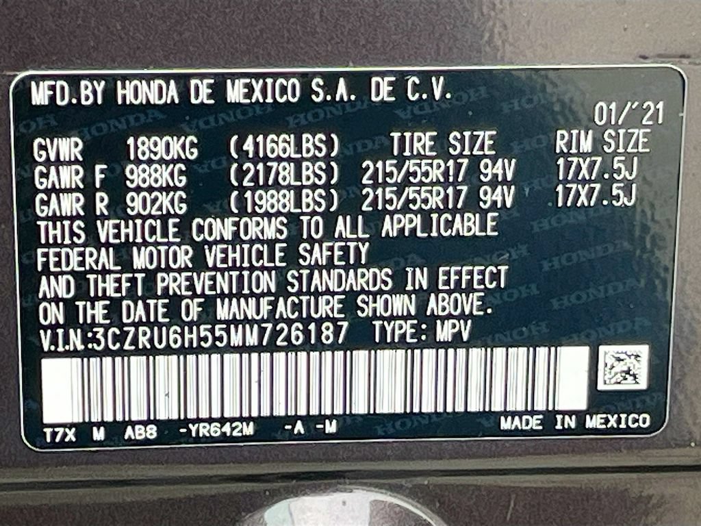 Used 2021 Honda HR-V EX image 31