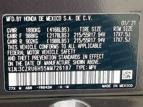 Used 2021 Honda HR-V EX image 31
