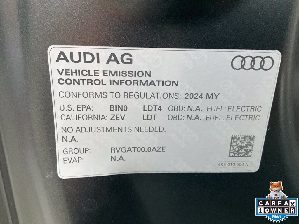 Used 2024 Audi Q8 e-tron Prestige w/ Prestige Package AWD/4WD image 17