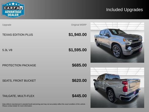 Certified 2024 Chevrolet Silverado 1500 LT w/ Texas Edition Plus RWD image 3