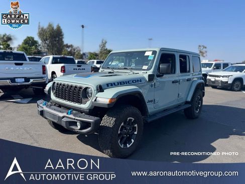 Used 2024 Jeep Wrangler Unlimited Rubicon 4xe AWD/4WD image 1