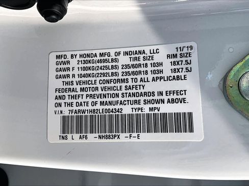 Certified 2020 Honda CR-V EX-L image 34