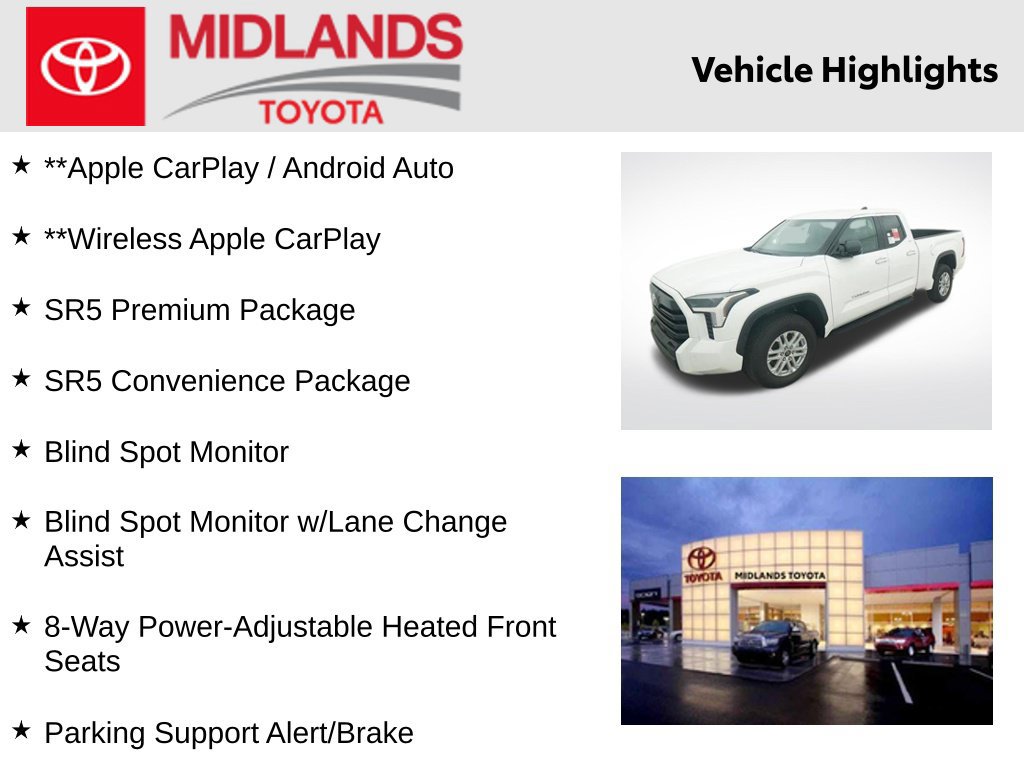 Used 2024 Toyota Tundra SR5 w/ SR5 Premium Package AWD/4WD image 2