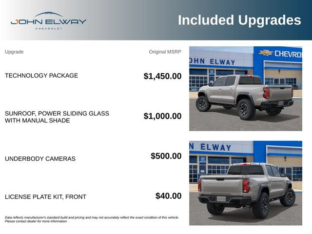 New 2026 Chevrolet Colorado ZR2 w/ Technology Package AWD/4WD image 2