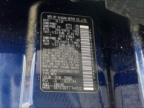 Certified 2025 Nissan Rogue Platinum w/ Platinum Premium Package image 8