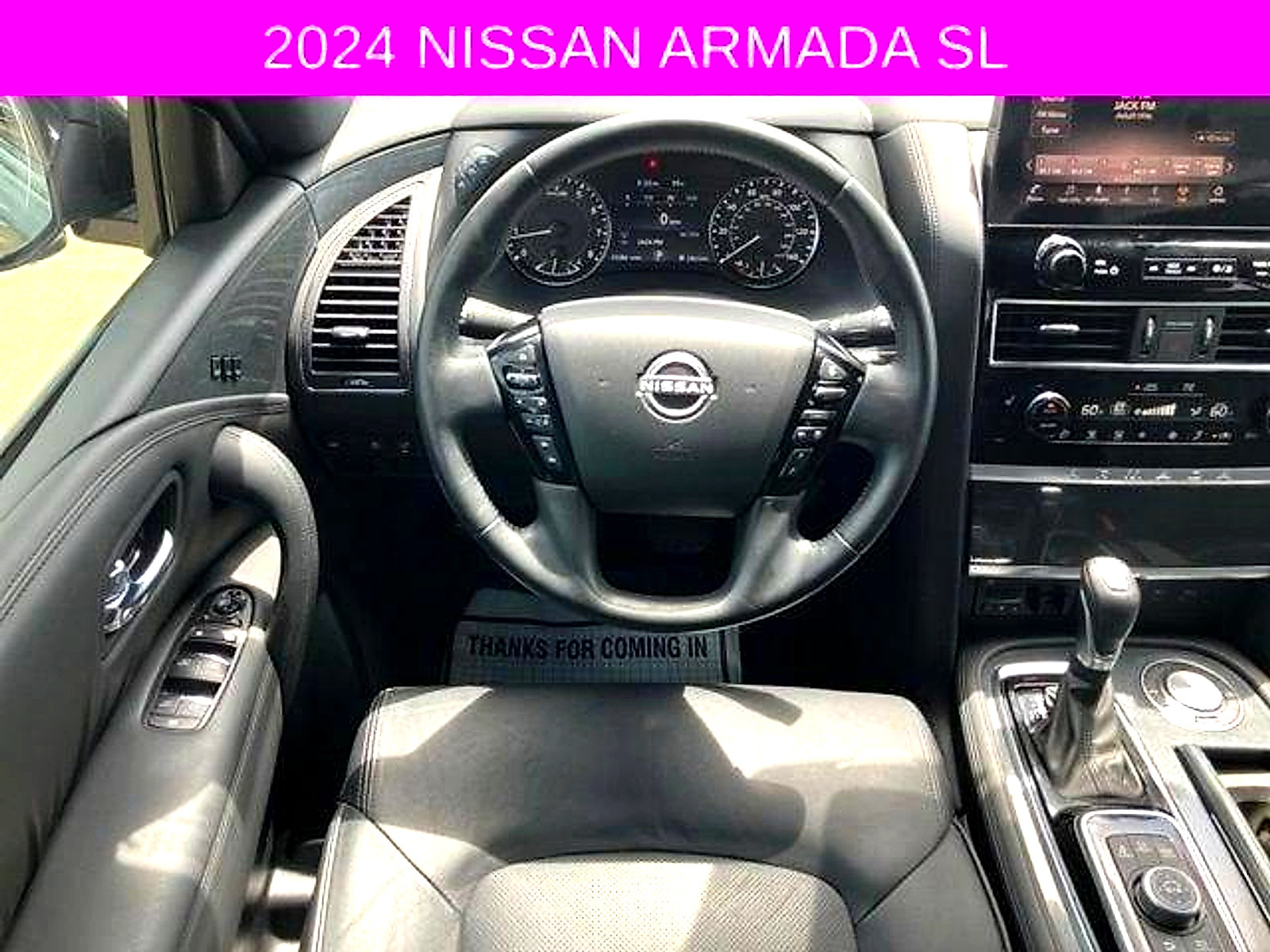 Used 2024 Nissan Armada SL w/ Midnight Edition Package RWD image 24