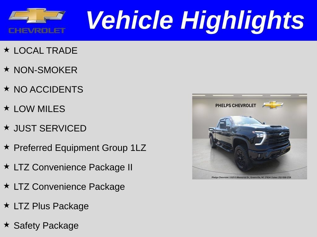 Used 2024 Chevrolet Silverado 2500 LTZ w/ LTZ Plus Package AWD/4WD image 2
