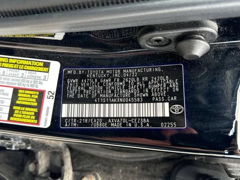Used 2022 Toyota Camry SE w/ Cold Weather Package FWD image 24