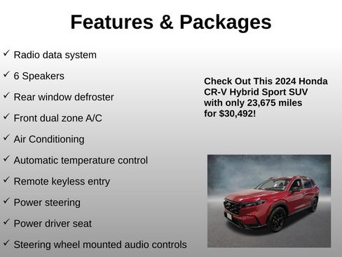 Certified 2024 Honda CR-V Sport image 8