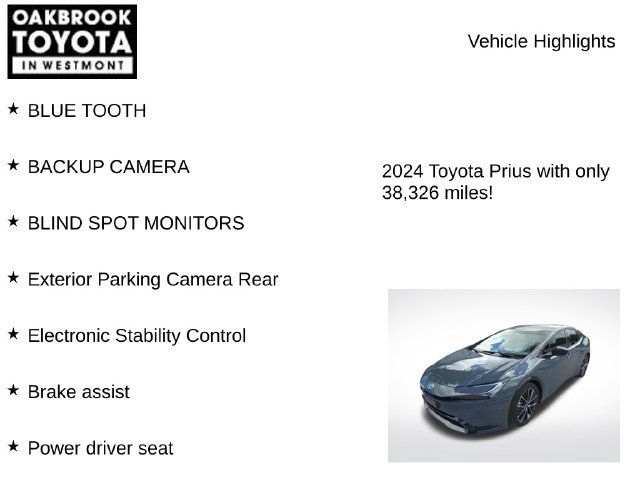Used 2024 Toyota Prius XLE FWD image 5